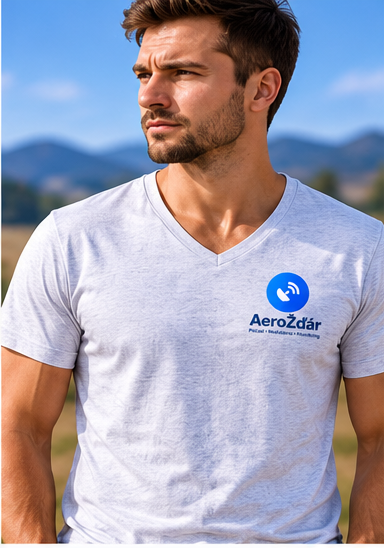 AeroŽďár 002 V-NECK – pánské